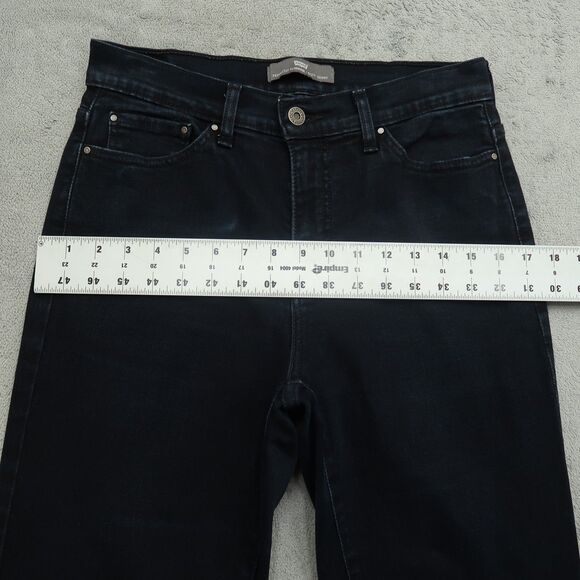 Levi's 512 Jeans Women's Size 10M Dark Blue High-Rise Slimming Skinny 32" inseam - Picture 7 of 16